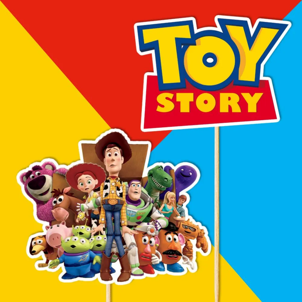 toy story, príbeh hračiek dekorácie, ozdoba zápich na tortu k narodeninám toy story, príbeh hračiek dekorácie, ozdoba zápich na tortu k narodeninám