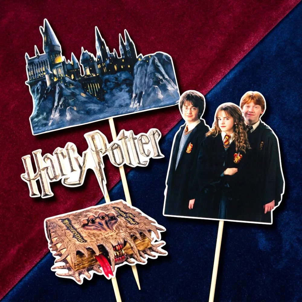 harry potter kniha rokfort 2 torta dekorácie, ozdoba zápich na tortu k narodeninám harry potter kniha rokfort 2 torta dekorácie, ozdoba zápich na tortu k narodeninám