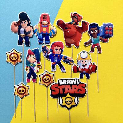 brawlstars zapichy, dekorácie na tortu