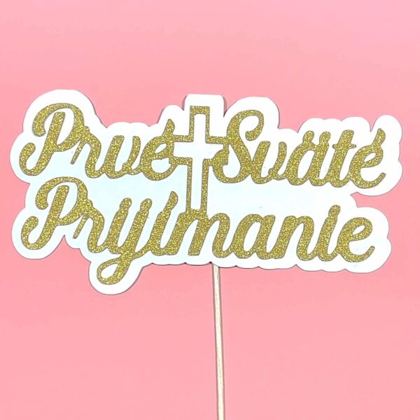 Prvé sväté prijímanie zápich, dekorácia na tortu