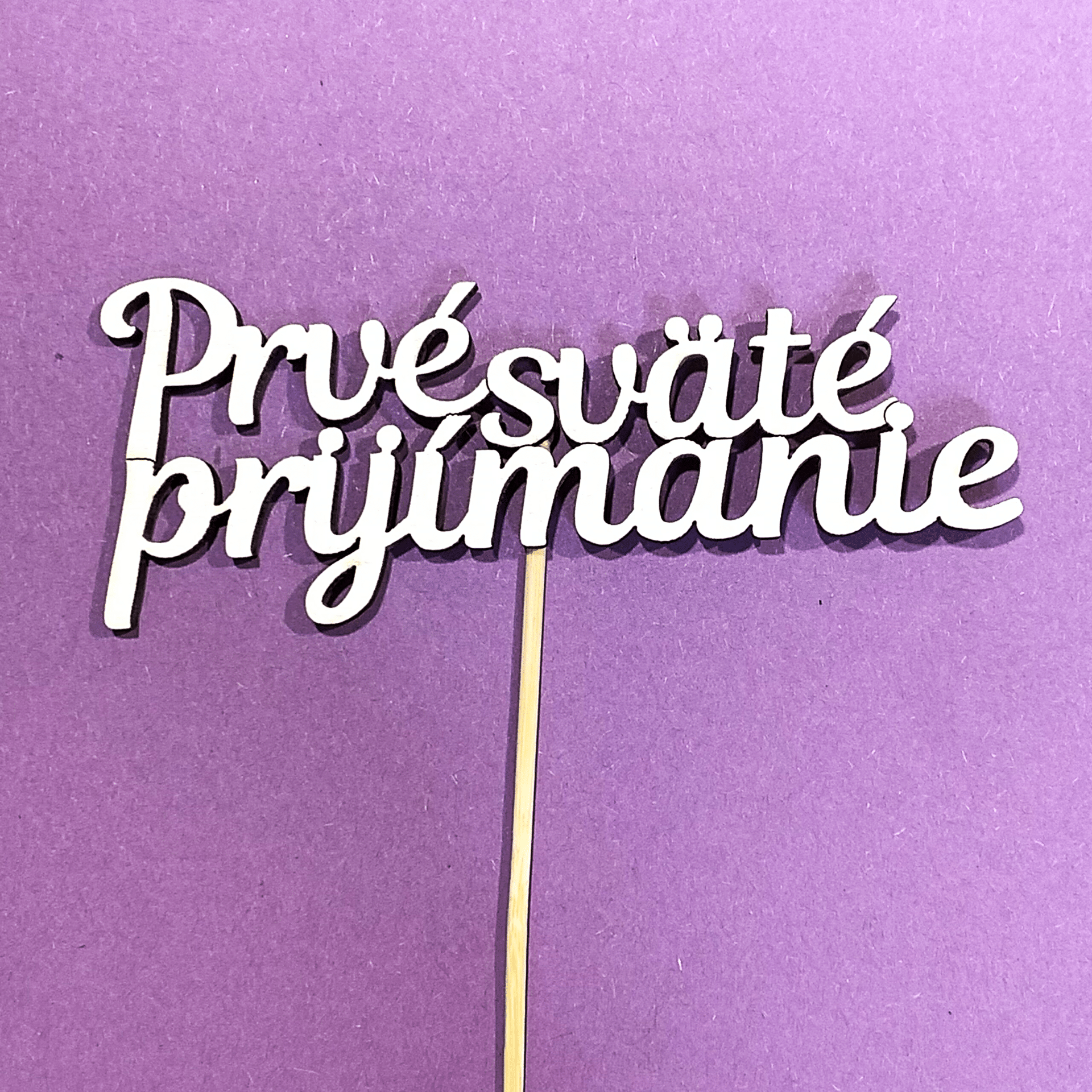 Prvé sväté prijímanie drevený zápich, dekorácia na tortu