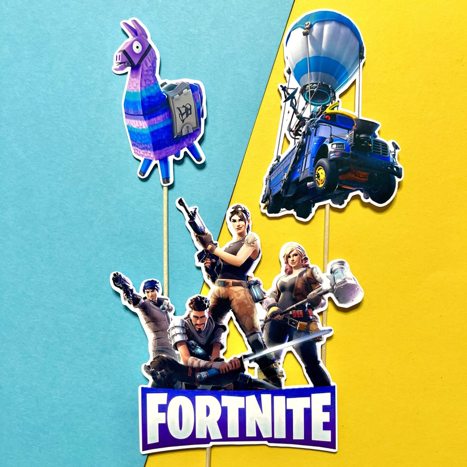 fortnite zapichy, dekorácia na tortu