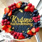 krásne narodeniny zápichy, dekorácia na tortu
