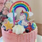 jednorožec - unicorn zápichy, dekorácia na tortu