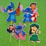 Lilo a Stitch zapichy, dekoracie na tortu
