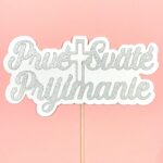 Prvé sväté prijímanie zápich, dekorácia na tortu