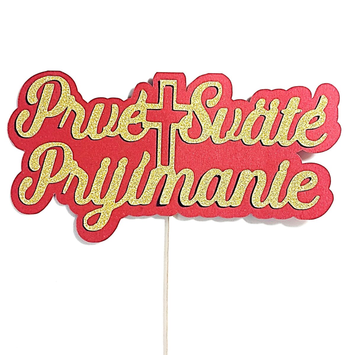 Prvé sväté prijímanie zápich, dekorácia na tortu
