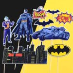 Batman zápichy, dekorácie na tortu