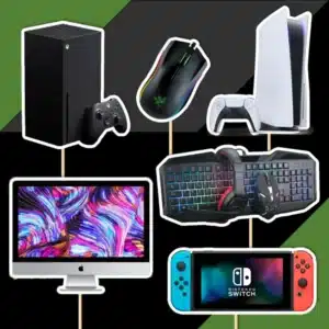 Pc, klávesnica, game, nintendo, playstation dekorácie, ozdoba zápich na tortu k narodeninám