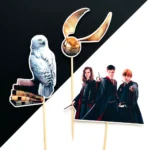 harry potter sova torta dekorácie, ozdoba zápich na tortu k narodeninám