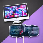 pc gaming pocitac a klavesnica torta dekorácie, ozdoba zápich na tortu k narodeninám