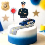 policia 2 torta dekorácie, ozdoba zápich na tortu k narodeninám