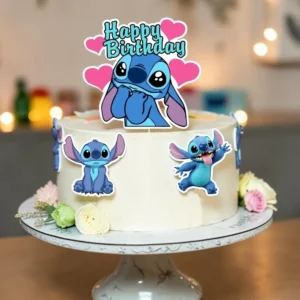lilo a stitch torta dekorácie, ozdoba zápich na tortu k narodeninám2